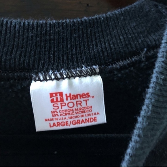Vintage 90's sweatshirt with floral woven pattern in size L - Picture 2 of 3